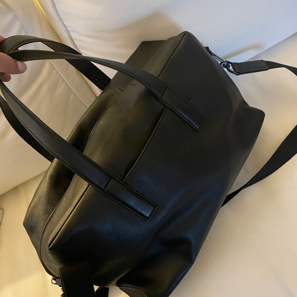 Black Leather Everywhere Bag from Away